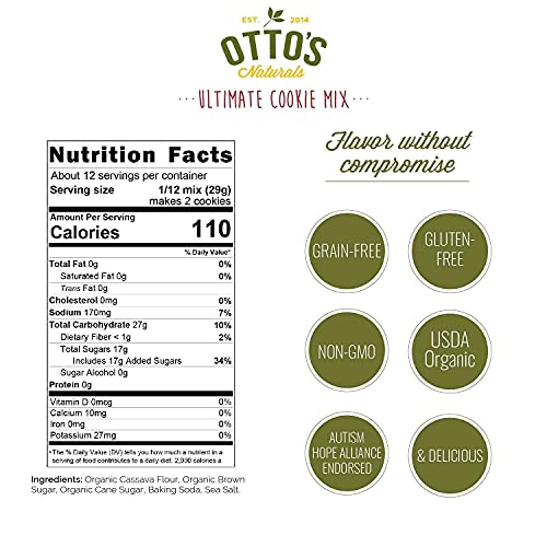 Otto’S Naturals Grain-Free Ultimate Cookie Mix, Made With Organi