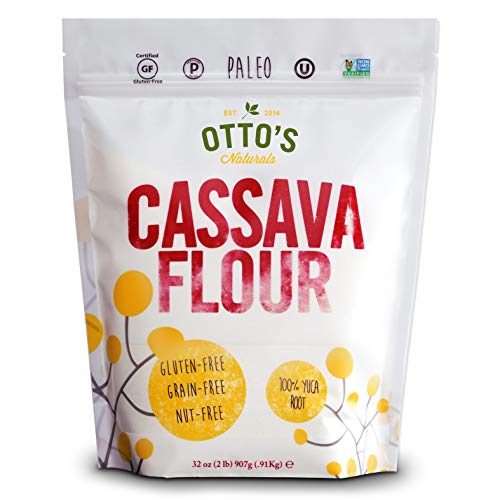 Ottos Naturals Cassava Flour 2 Lb. Bag Grain-Free, Gluten-Fre