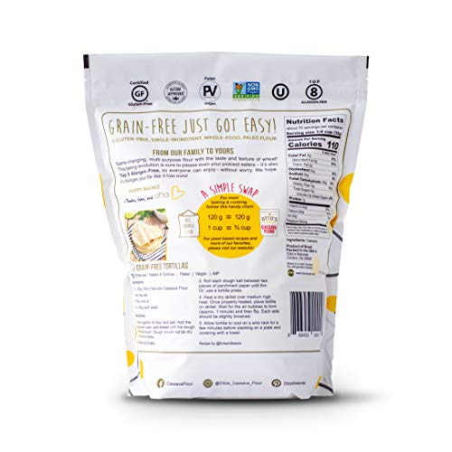 Ottos Naturals Cassava Flour 5 Lb. Bag Grain-Free, Gluten-Fre