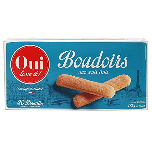Oui Love It, French Ladyfinger Biscuits Boudoirs, 175G Box