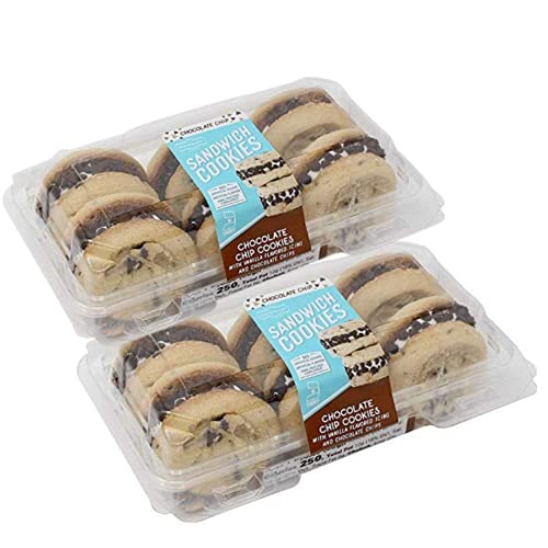 Our Specialty Chocolate Chip Sandwich Cookies With Vanilla Icing