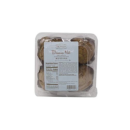 Our Specialty Muffins, Baked Fresh, 8 Count Banana Nut Topped W