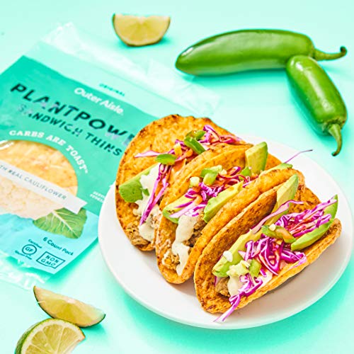 Outer Aisle Cauliflower Sandwich Thins | Low Carb, Paleo Friendl
