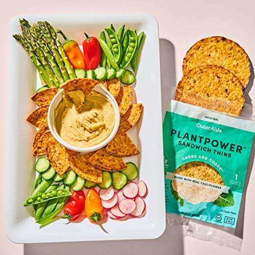 Outer Aisle Cauliflower Sandwich Thins | Low Carb, Paleo Friendl