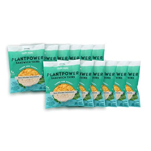 Outer Aisle Cauliflower Sandwich Thins | Low Carb, Paleo Friendl