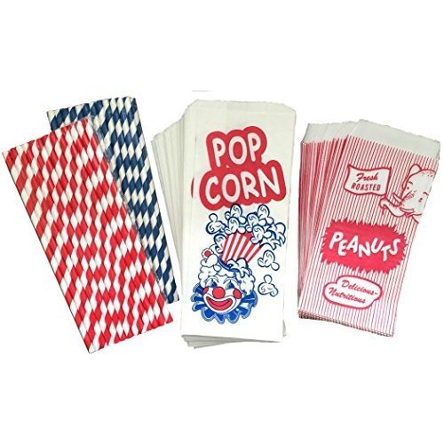 Outside The Box Papers Popcorn Bags Peanut Sacks And Striped Pap