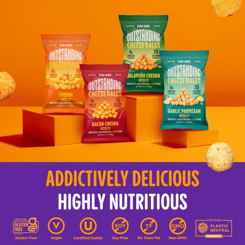 Outstanding Foods Vegan Cheese Balls - Plant Based, Dairy Free, ...
