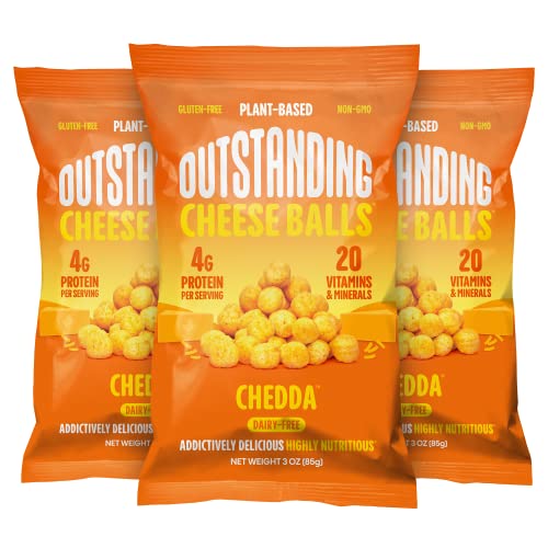 Outstanding Foods Vegan Cheese Balls - Plant Based, Dairy Free, ...