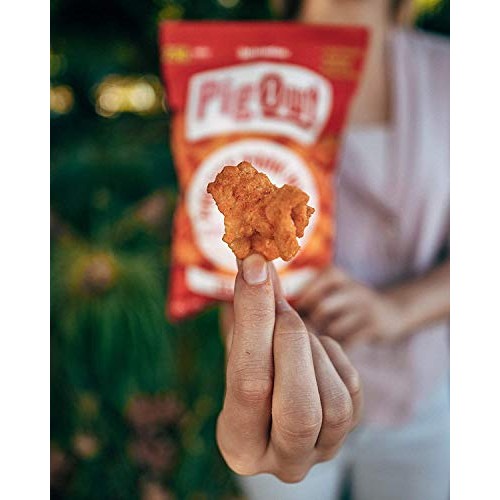 Pigout Pigless Pork Rinds, Hella Hot | Plant Based, High Protein