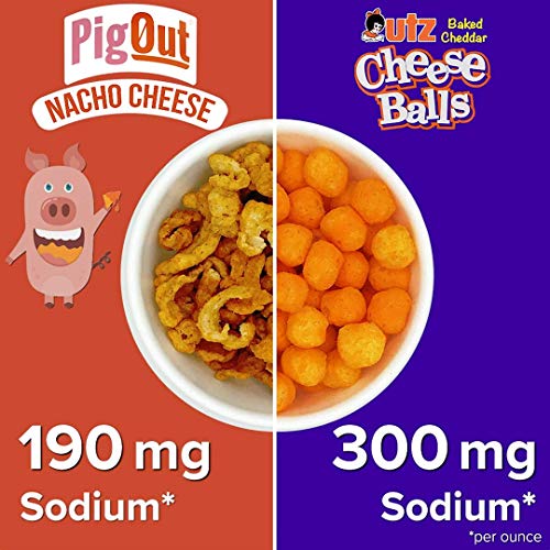 Pigout Pigless Pork Rinds, Nacho Cheese | Plant Based, High Prot