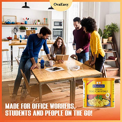 Ovaeasy Dehydrated Egg Crystals – 2 X 1.67 Lbs Cans – Powdered