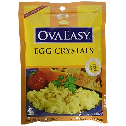 Ova Easy Dehydrated Egg Crystals, 4.5Oz Bag