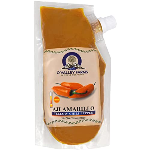 OValley Farms - Aji Amarillo Yellow Chili Pepper Paste, 7.5 o...