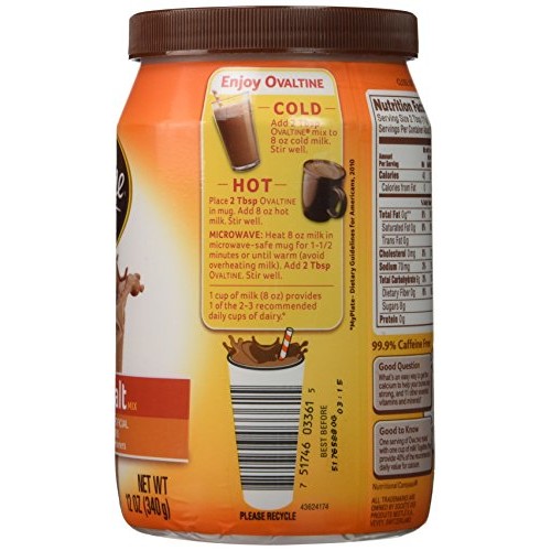 Ovaltine, Chocolate Malt Drink Mix 2 Pack