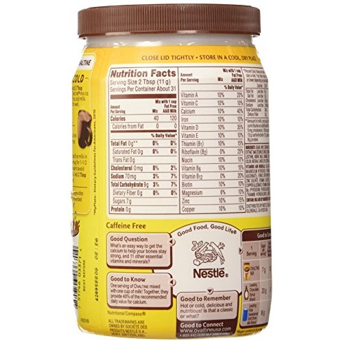 Ovaltine Classic Malt Flavored Milk Mix, 12 Oz