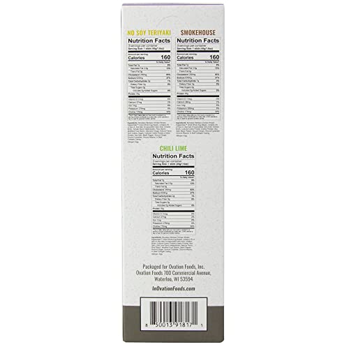 Ovation Foods Chicken Jerky Snack Sticks: High Protein 20g, Zero...