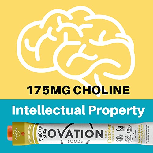 Ovation Foods Chicken Jerky Snack Sticks: High Protein 20g, Zero...