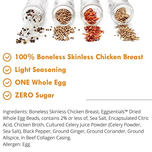 Ovation Foods Chicken Jerky Snack Sticks: High Protein 20g, Zero...