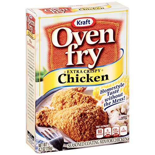 Kraft Oven Fry Extra Crispy Seasoned Coating For Chicken 4.2 Oz