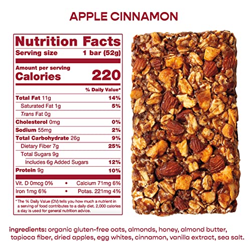 Over Easy Apple Cinnamon Breakfast Bars | All Natural, Clean Ing