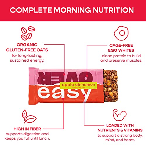 Over Easy Apple Cinnamon Breakfast Bars | All Natural, Clean Ing