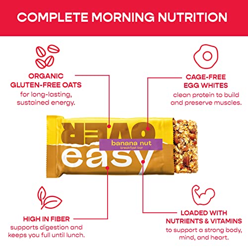 Over Easy Banana Nut Breakfast Bars | All Natural, Clean Ingredi