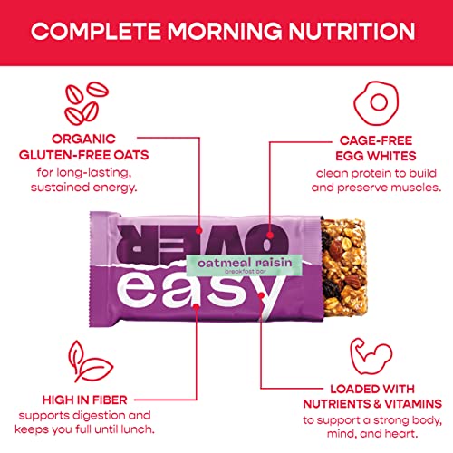 Over Easy Oatmeal Raisin Breakfast Bars | All Natural, Clean Ing