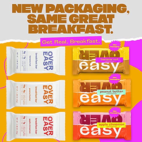 Over Easy Peanut Butter Breakfast Bars | All Natural, Clean Ingr