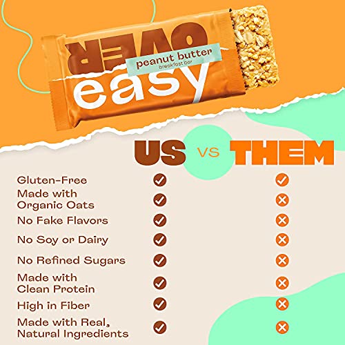 Over Easy Peanut Butter Breakfast Bars | All Natural, Clean Ingr