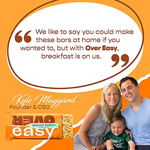 Over Easy Peanut Butter Breakfast Bars | All Natural, Clean Ingr