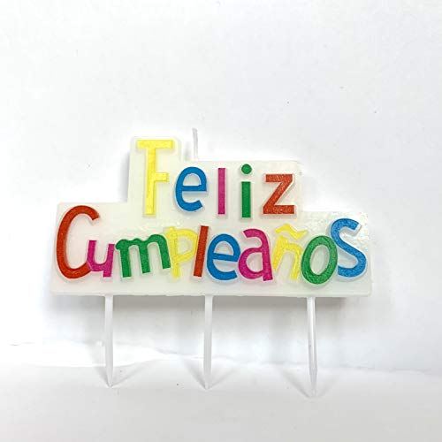 Over The Line Feliz Cumpleanos Vela - Happy Birthday Party Celeb