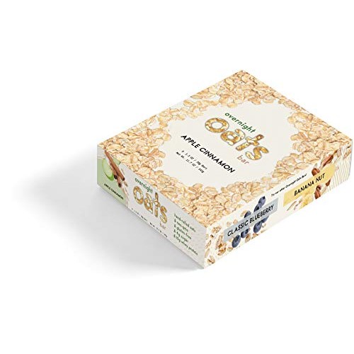 Overnight Oats Bar Apple Cinnamon, 11.7 Ounces, 9 Countpack Of 1