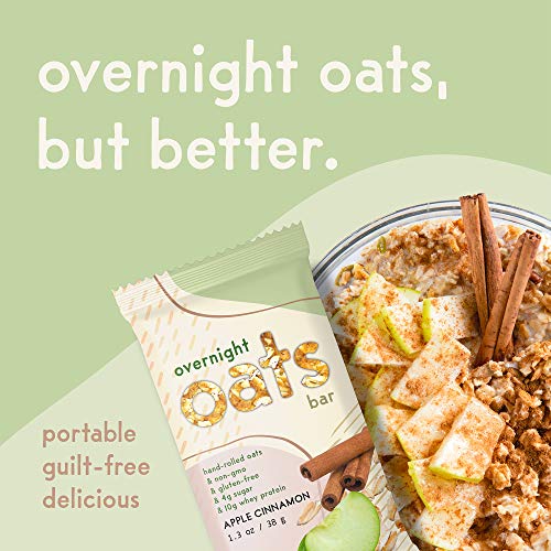 Overnight Oats Bar Apple Cinnamon, 11.7 Ounces, 9 Countpack Of 1