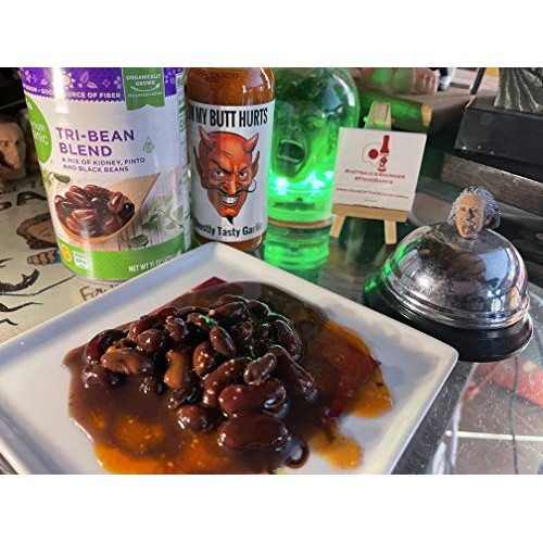 Ow My Butt Hurts Garlic Ghost Hot Sauce 5 Oz Bottle | Habanero &Amp;