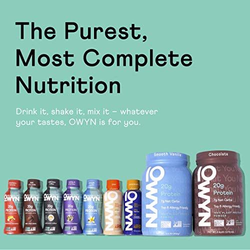 Owyn - 100% Vegan Plant-Based Protein Shakes | Dark Chocolate, C