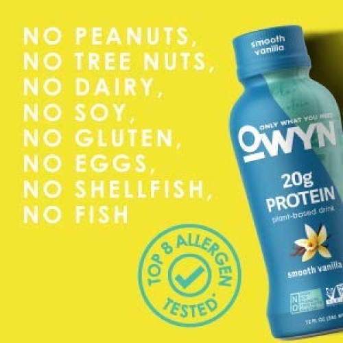 Owyn, Vegan Protein Shake, Cold Brew Coffee,12 Fl Oz Pack Of 12