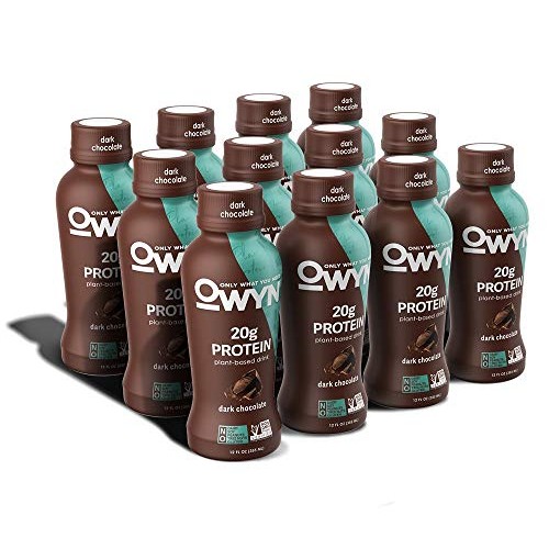 OWYN, Vegan Protein Shake, Dark Chocolate,12 Fl Oz (Pack