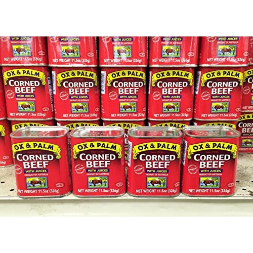 4 Packs Ox &Amp; Palm Corned Beef With Juices 11.5Oz Ea