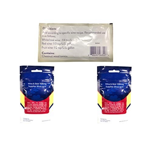 Wine Tannin 1 Oz, Pectic Enzyme 1 Oz, Acid Blend 2 Oz Bundle