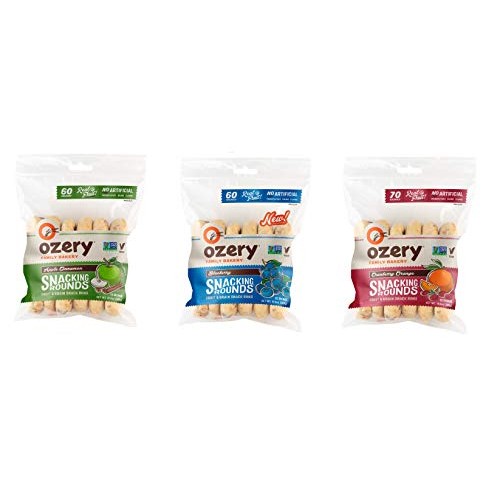 Ozery Snacking Rounds Variety Pack, Apple Cinnamon, Blueberry, C
