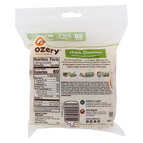 Ozery Bakery, Snacking Rounds Apple Cinnamon, 10.6 Ounce
