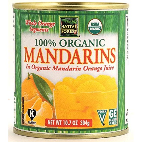 Native Forest Organic Mandarin Oranges, 10.7 Ounce Cans Pack Of