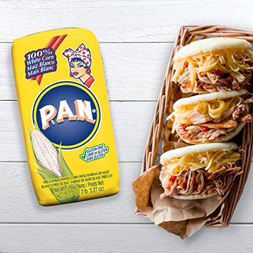 P.A.N Harina Blanca - Pre-Cooked White Corn Meal 2Lb. 3.3 Oz Pa