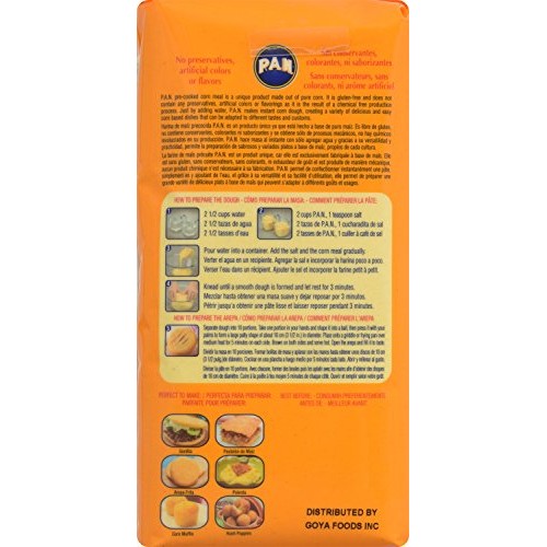 Harina Pan Pre-Cooked Corn Meal, Yellow, 35.27 Ounce