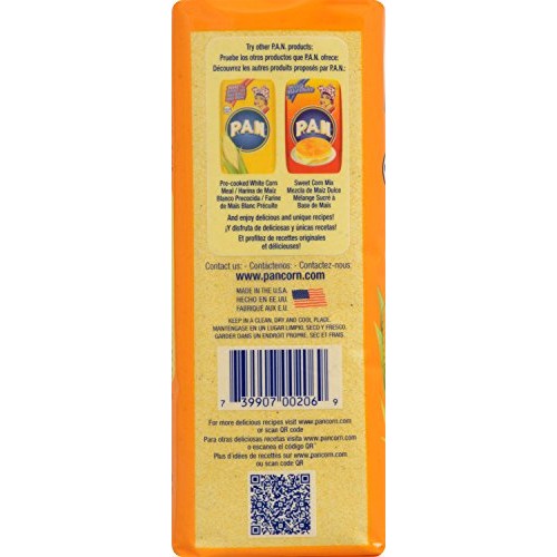 Harina Pan Pre-Cooked Corn Meal, Yellow, 35.27 Ounce