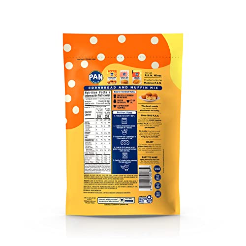 P.A.N Cornbread and Muffin Mix – Gluten Free Baking Mix 0.9 lb. ...