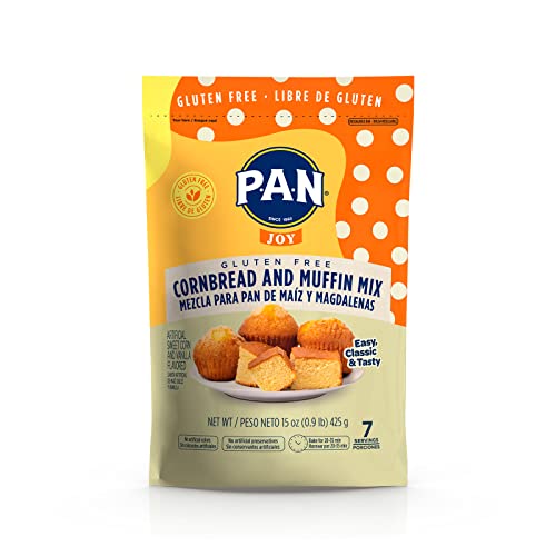 P.A.N Cornbread and Muffin Mix – Gluten Free Baking Mix 0.9 lb. ...