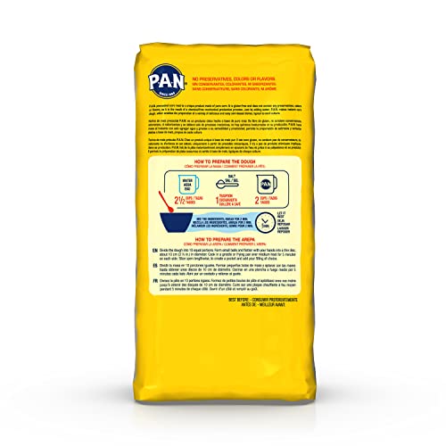 P.A.N. White Corn Meal – Pre-cooked Gluten Free and Kosher Flour...