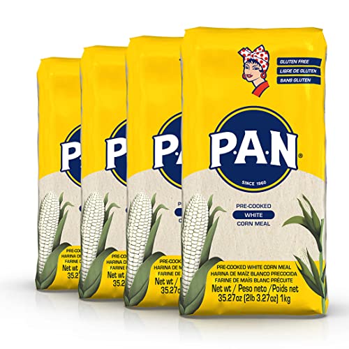 P.A.N. White Corn Meal – Pre-cooked Gluten Free and Kosher Flour...