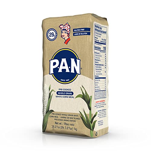 P.A.N. Whole Grain White Corn Meal – Pre-cooked Gluten Free and ...